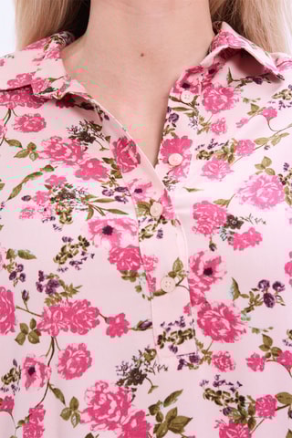 Vestido direito - Rosa
