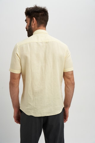Camisa em linho - Amarelo