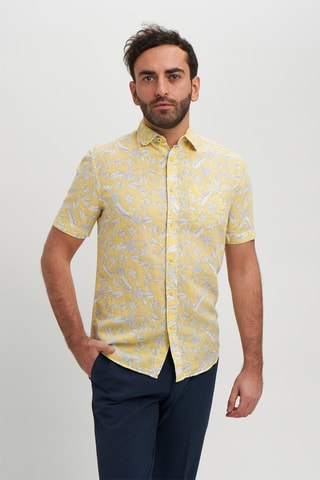 Camisa em linho - Amarelo