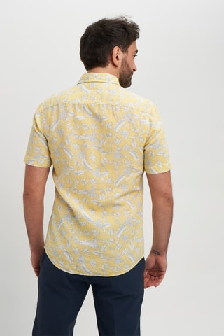 Camisa em linho - Amarelo