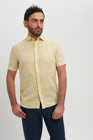 Camisa em linho - Amarelo