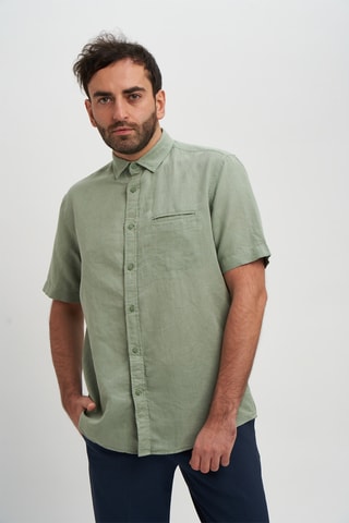 Camisa em linho - Caqui