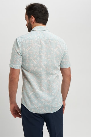 Camisa em linho - Verde-menta