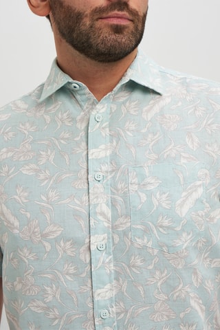 Camisa em linho - Verde-menta
