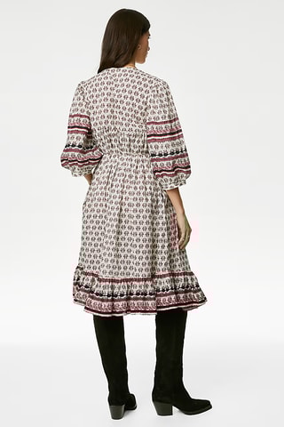 Vestido estilo patinadora - Cru