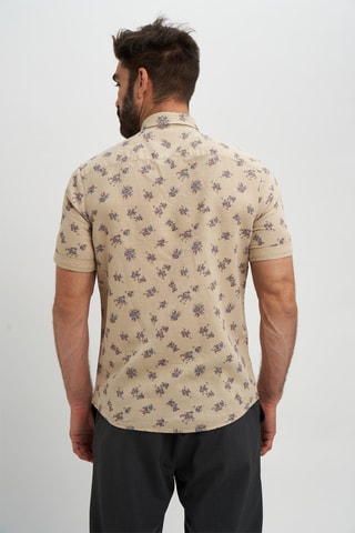 Camisa em linho - Bege