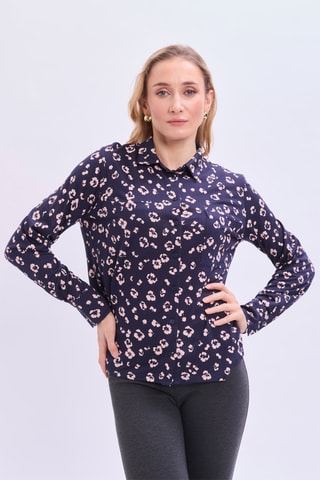Blusa - Azul-marinho