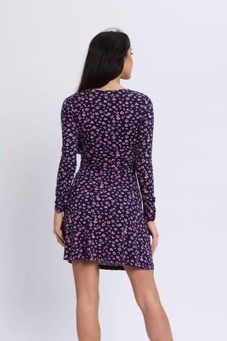 Vestido estilo patinadora - Azul-marinho