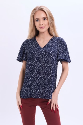 Top - Azul-marinho