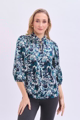 Blusa - Azul-marinho