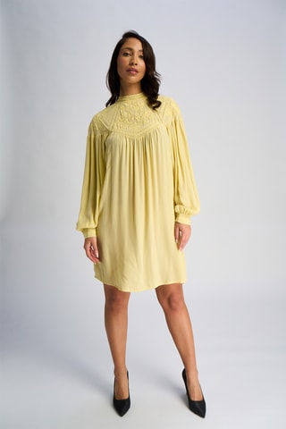 Vestido trapézio - Amarelo