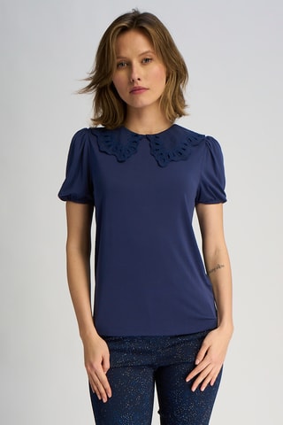 Top - Azul-marinho