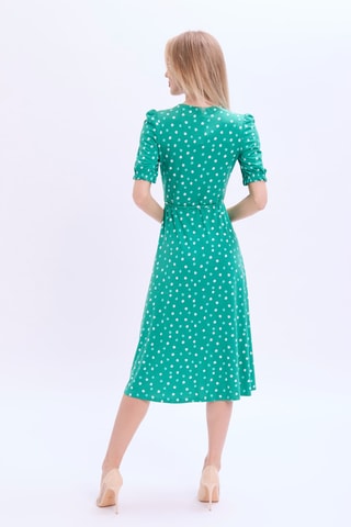 Vestido médio - Verde