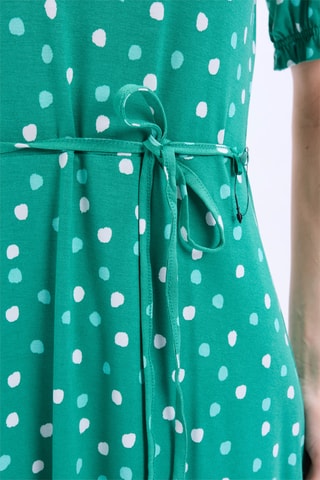 Vestido médio - Verde