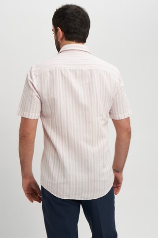 Camisa em linho - Malva