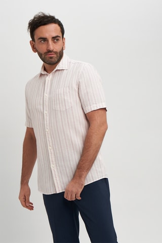 Camisa em linho - Malva