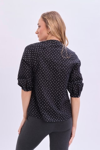 Blusa em linho - Preto
