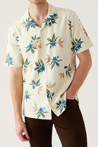 Camisa em linho - Cru