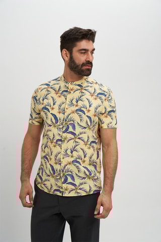 Camisa em linho - Amarelo