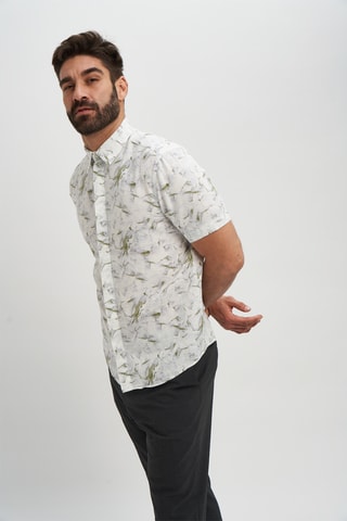 Camisa em linho - Caqui
