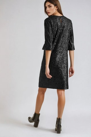 Vestido direito - Preto