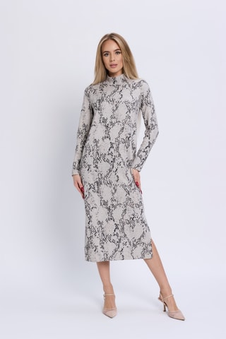 Vestido médio - Cinzento