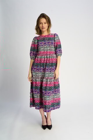Vestido médio - Rosa