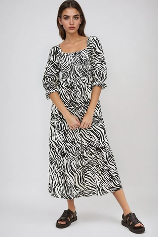 Vestido médio - Preto