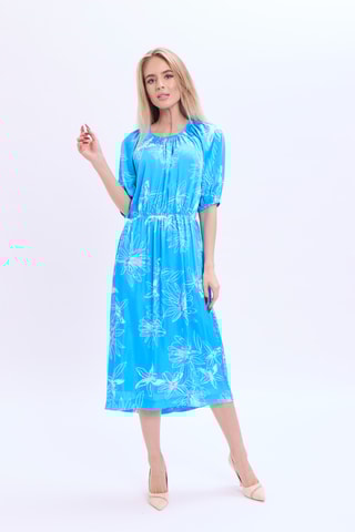 Vestido médio - Azul