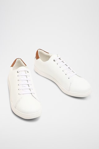 Sapatilhas em couro - Branco