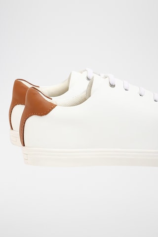 Sapatilhas em couro - Branco