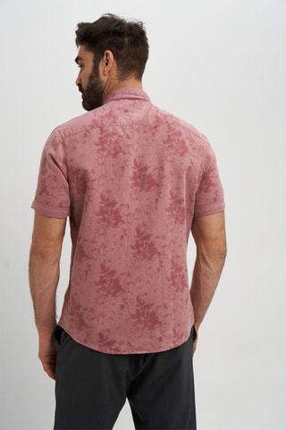 Camisa em linho - Rosa-envelhecido
