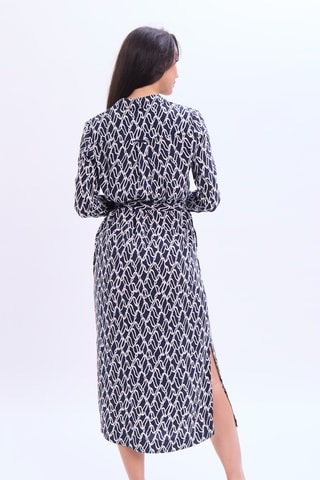 Vestido-camisa - Azul-marinho