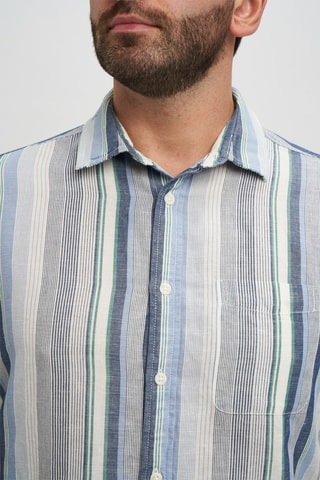 Camisa em linho - Azul