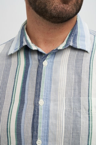 Camisa em linho - Azul