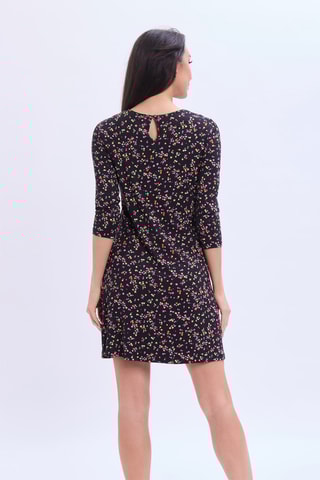 Vestido direito - Preto