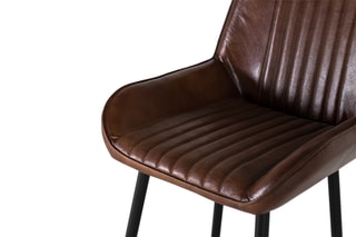 Tabouret en cuir - 48 x 108 x 60 cm