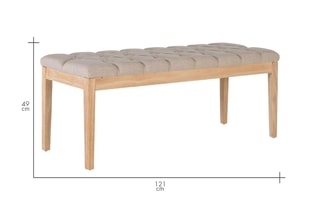 Banc - Naturel et gris