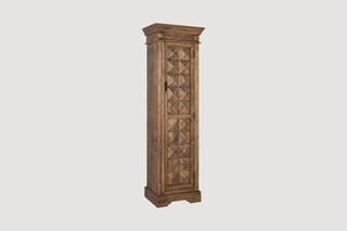 Meuble bar 1 porte en manguier - 56 x 180 x 40 cm