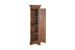 Meuble bar 1 porte en manguier - 56 x 180 x 40 cm