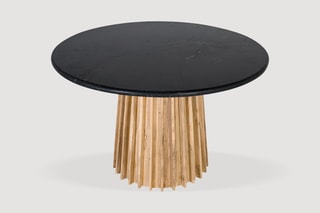 Table à manger - Marron et noir