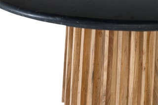 Table à manger - Marron et noir