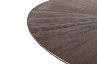 Table à manger en teck - 120 x 78 x 120 cm