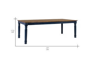 Table à manger en manguier - 240 x 77 x 110 cm