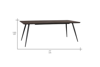Table en teck - 200 x 77 x 100