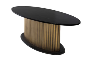 Table à manger en manguier - 220 x 77 x 110 cm