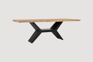 Table à manger en bois d’acacia - 220 x 75 x 110 cm