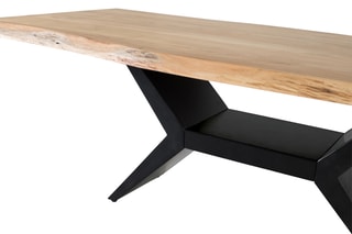 Table à manger en bois d’acacia - 220 x 75 x 110 cm