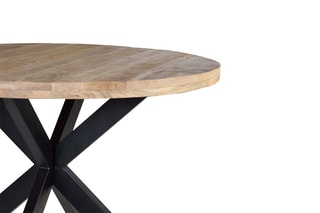 Table à manger - 
Naturel et noir