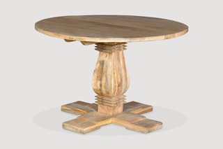 Table à manger ronde - Naturel